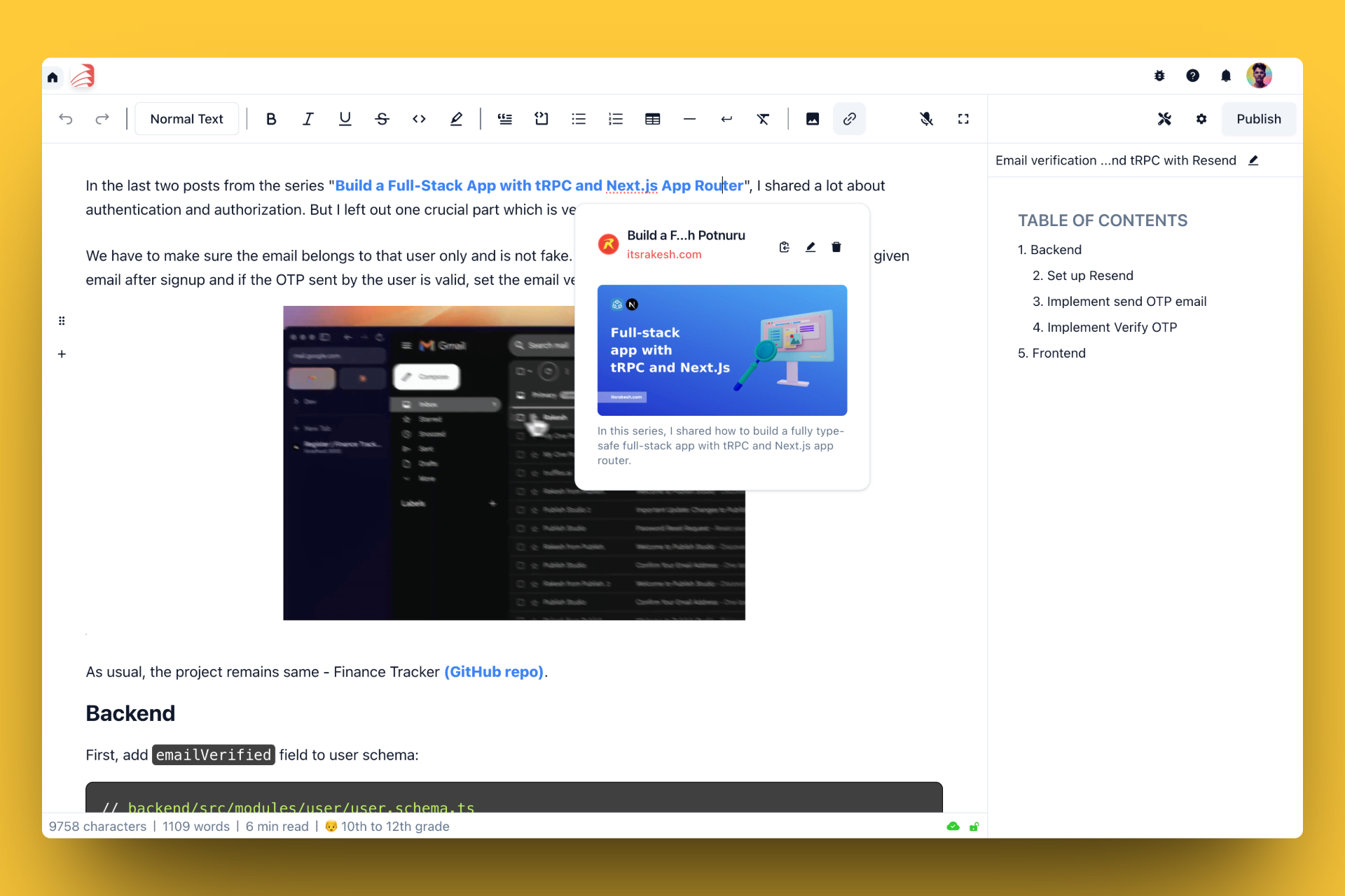 Blog Studio Preview