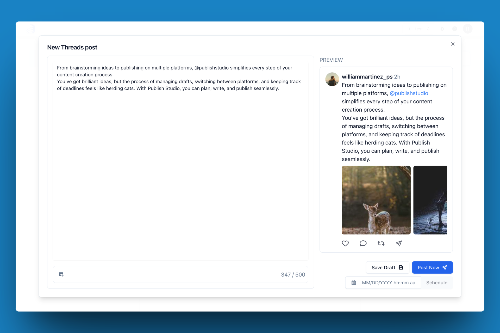 Social Studio Preview